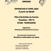 Vide Grenier Dimanche 7 avril à Morhange